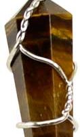 Wire Wrapped Tiger Eye Point